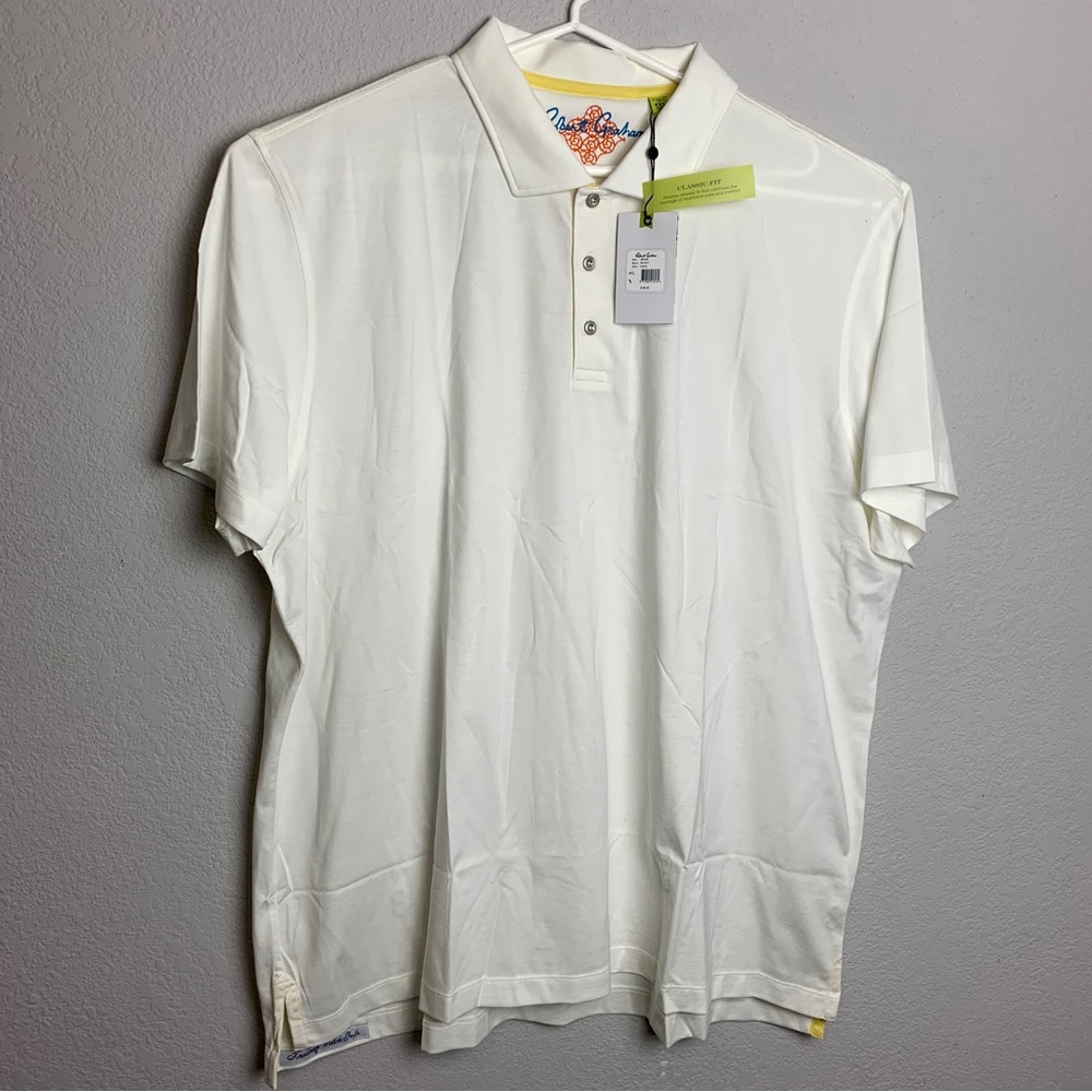 New Robert Graham Polo Shirt Size 3XL